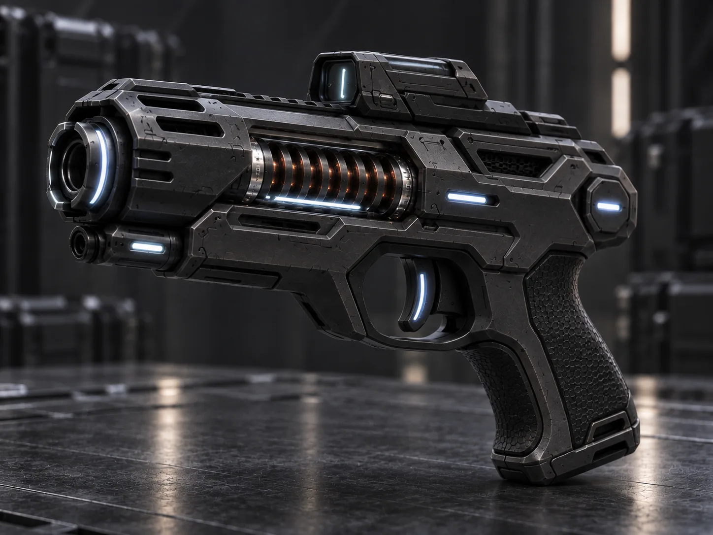 XMP-7 Wraith variable particle sidearm